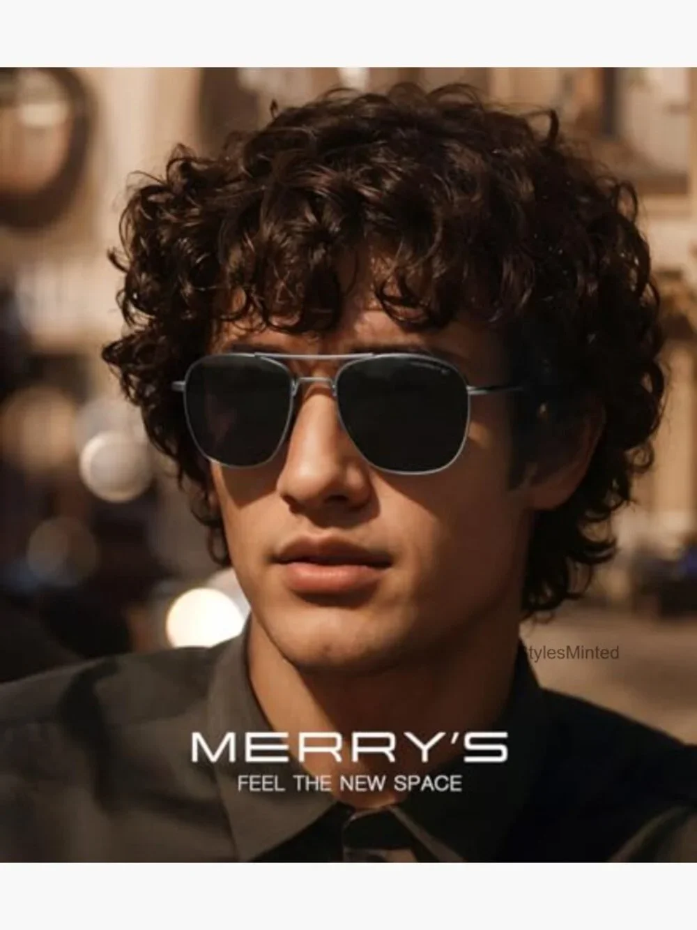 Classic Square Aviator Military Polarized Sunglasses